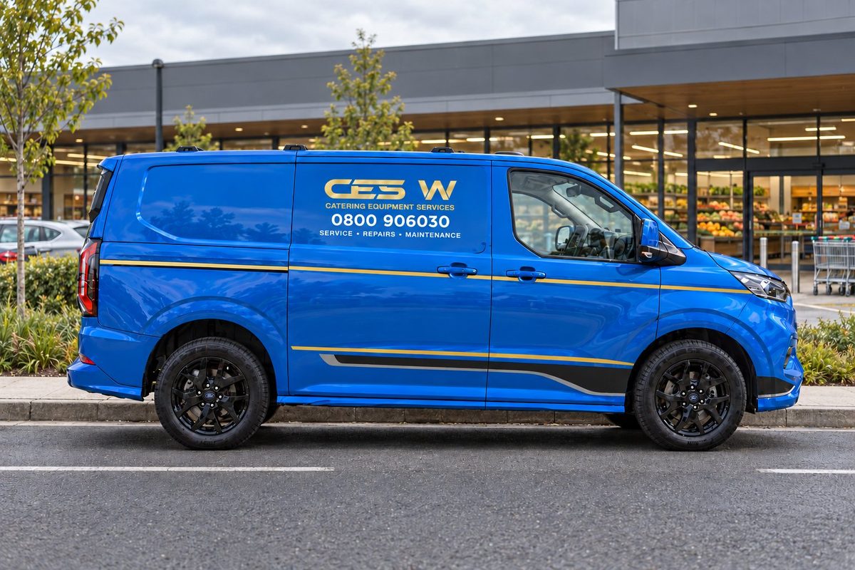 CES Wellington factory-trained technicians' service van on a job in Wellington